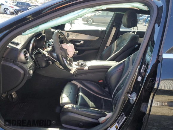 2017 Mercedes-Benz C 63 S AMG with VIN 55SWF8HB7HU200477, listed as a Copart auction lot 45185485 with Not provided miles and Salvage title. Bid and sale history available at DreamBid. Image 7.