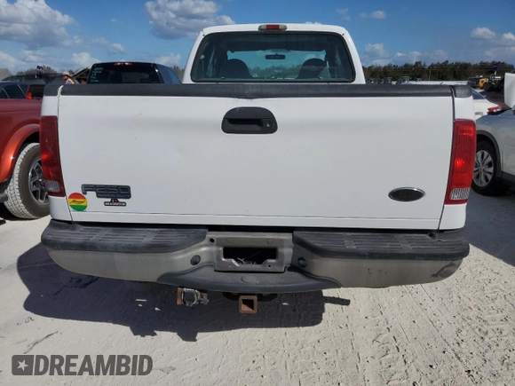 2004 Ford F-250 XL with VIN 1FTNX21L74ED07583, listed as a Copart auction lot 74755474 with 227,029 mi miles and Salvage Title. Bid and sale history available at DreamBid. Image 6.