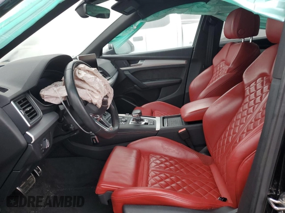 2020 Audi SQ5 Premium Plus with VIN WA1B4AFY1L2023175, listed as a Copart auction lot 45053424 with 54,170 mi miles and Salvage Title. Bid and sale history available at DreamBid. Image 7.