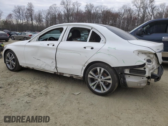 2015 Mercedes-Benz C 300 with VIN 55SWF4JB6FU056193, listed as a Copart auction lot 49263785 with 112,095 mi miles and Salvage Title. Bid and sale history available at DreamBid. Image 2.