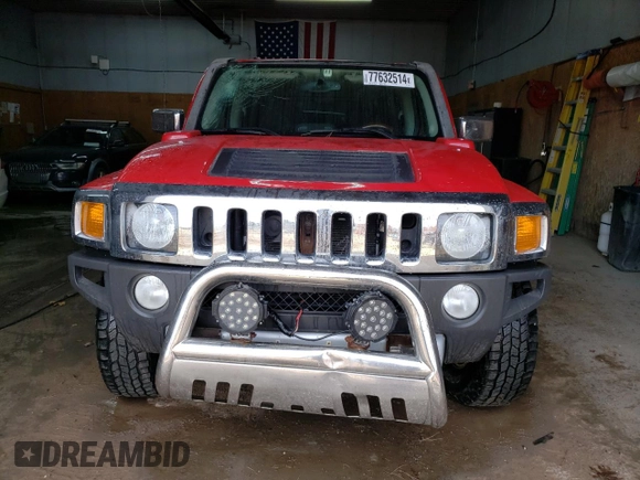 2008 Hummer H3 SUV Luxury with VIN 5GTEN13E288145289, listed as a Copart auction lot 77632514 with 148,813 mi miles and Clean Title. Bid and sale history available at carsss.com. Image 5.