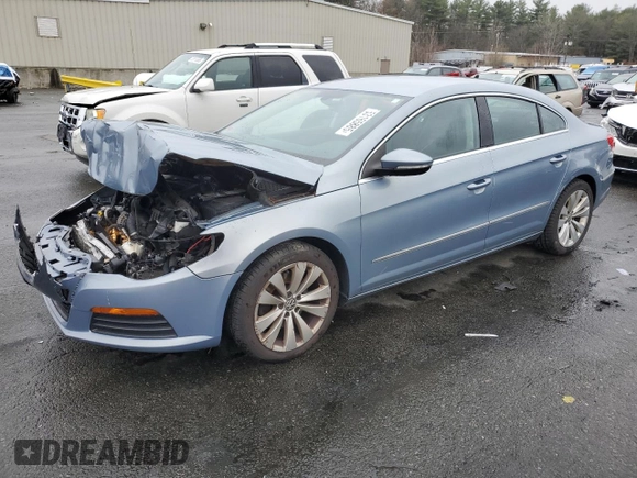 2012 Volkswagen CC R-Line with VIN WVWMP7ANXCE552032, listed as a Copart auction lot 53165885 with 120,589 mi miles and Salvage title. Bid and sale history available at DreamBid. Image 1.