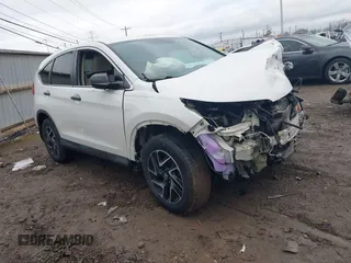 2016 Honda CR-V SE with VIN 5J6RM4H45GL070722, listed as a IAAI auction lot 41522155 with 109,357 mi miles and . Bid and sale history available at carsss.com. Image 1.