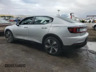 2023 Polestar 2 with VIN YSMEG3KA5PL142916, listed as a Copart auction lot 53727675 with 71,670 mi miles and Salvage Title. Bid and sale history available at DreamBid. Image 2.