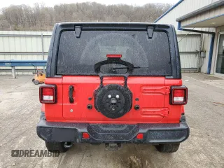 2018 Jeep Wrangler Unlimited Sahara with VIN 1C4HJXEG0JW208084, listed as a Copart auction lot 53099245 with 48,303 mi miles and Salvage Title. Bid and sale history available at carsss.com. Image 6.