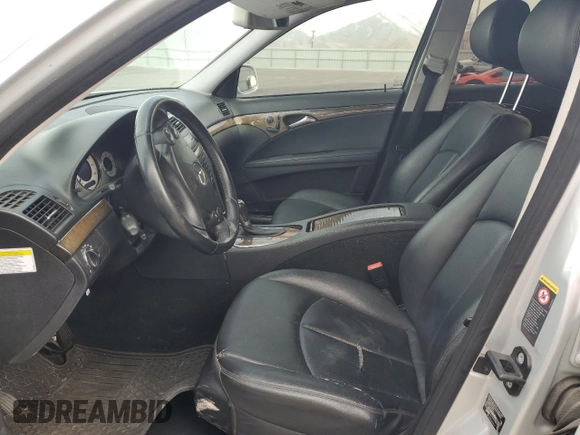 2009 Mercedes-Benz E 350 Luxury with VIN WDBUF87X69B392905, listed as a Copart auction lot 43645285 with Not Provided miles and Salvage Title. Bid and sale history available at DreamBid. Image 7.