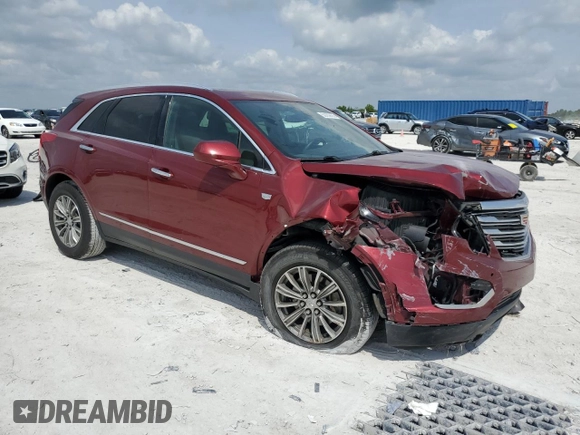 2017 Cadillac XT5 Luxury AWD with VIN 1GYKNDRS3HZ310912, listed as a Copart auction lot 50289855 with 59,464 mi miles and Salvage Title. Bid and sale history available at carsss.com. Image 4.