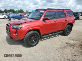 2023 Toyota 4Runner TRD Off Road Premium с VIN JTERU5JR0P6206699, выставлен на аукционе Copart как лот 60548645 с пробегом 29 531 миль миль и Списание • Salvage title. История ставок и продаж доступна на DreamBid. Изображение 1.