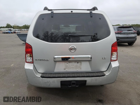 2005 Nissan Pathfinder LE with VIN 5N1AR18WX5C741945, listed as a Copart auction lot 71729874 with 130,975 mi miles and Salvage Title. Bid and sale history available at carsss.com. Image 6.