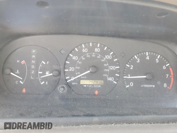 2000 Toyota Camry CE with VIN 4T1BG22K4YU741623, listed as a Copart auction lot 50770185 with 142,416 mi miles and Clean Title. Bid and sale history available at carsss.com. Image 9.