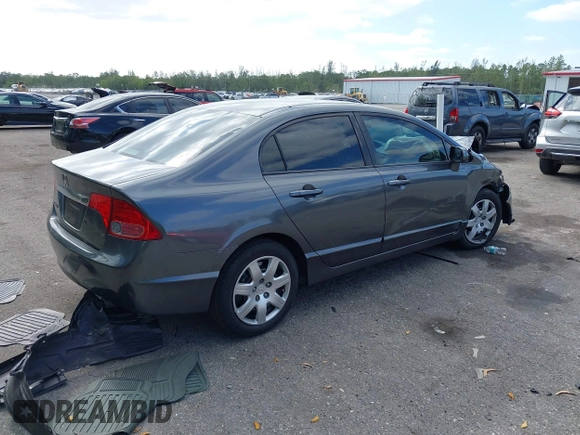 2010 Honda Civic LX with VIN 2HGFA1F58AH561450, listed as a IAAI auction lot 42155330 with 108,569 mi miles and . Bid and sale history available at DreamBid. Image 4.