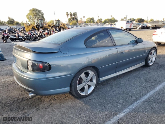 2005 Pontiac GTO with VIN 6G2VX12U15L463205, listed as a Copart auction lot 84111184 with 168,203 mi miles and Clean Title. Bid and sale history available at carsss.com. Image 3.