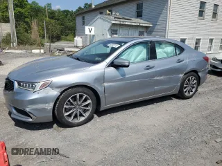 2019 Acura TLX Technology with VIN 19UUB1F59KA000498, listed as a Copart auction lot 60595175 with 27,353 mi miles and Salvage title. Bid and sale history available at DreamBid. Image 1.