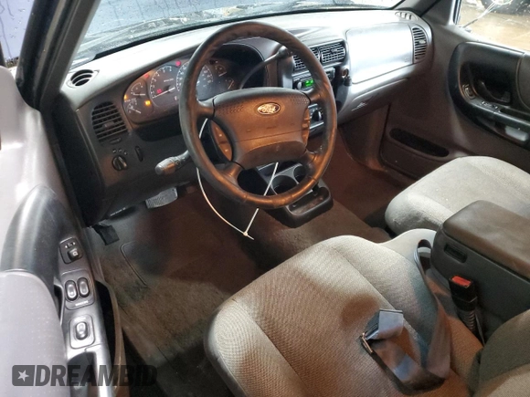 2001 Ford Ranger XLT Appearance with VIN 1FTYR14E31PA31773, listed as a Copart auction lot 50047775 with 260,802 mi miles and Salvage Title. Bid and sale history available at DreamBid. Image 8.