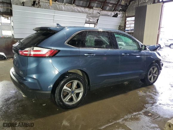 2019 Ford Edge SEL with VIN 2FMPK4J97KBB33669, listed as a Copart auction lot 46812925 with 0 mi miles and Salvage Title. Bid and sale history available at carsss.com. Image 3.