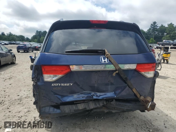 2014 Honda Odyssey EX-L with VIN 5FNRL5H61EB114764, listed as a Copart auction lot 61189305 with 167,185 mi miles and Clean title. Bid and sale history available at DreamBid. Image 6.