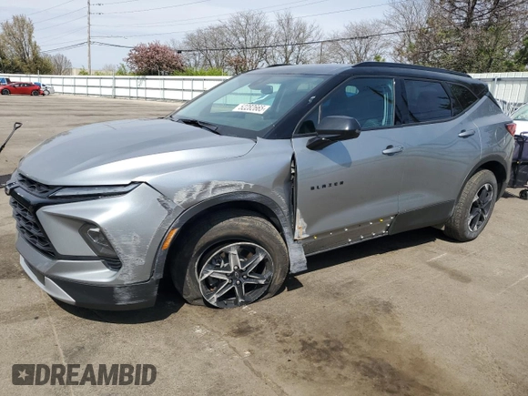 2024 Chevrolet Blazer LT with VIN 3GNKBCR46RS177417, listed as a Copart auction lot 52282665 with 18,090 mi miles and Salvage title. Bid and sale history available at DreamBid. Image 1.
