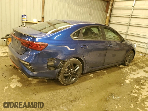 2021 Kia Forte GT-Line with VIN 3KPF34AD6ME306904, listed as a Copart auction lot 45990485 with 91,200 mi miles and Salvage Title. Bid and sale history available at carsss.com. Image 3.