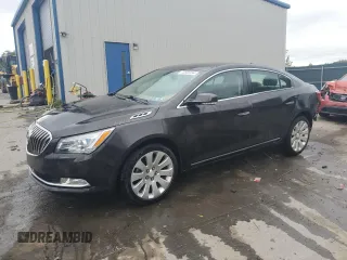 2014 Buick LaCrosse Leather with VIN 1G4GC5G33EF151384, listed as a Copart auction lot 72500154 with 86,269 mi miles and Salvage title. Bid and sale history available at DreamBid. Image 1.