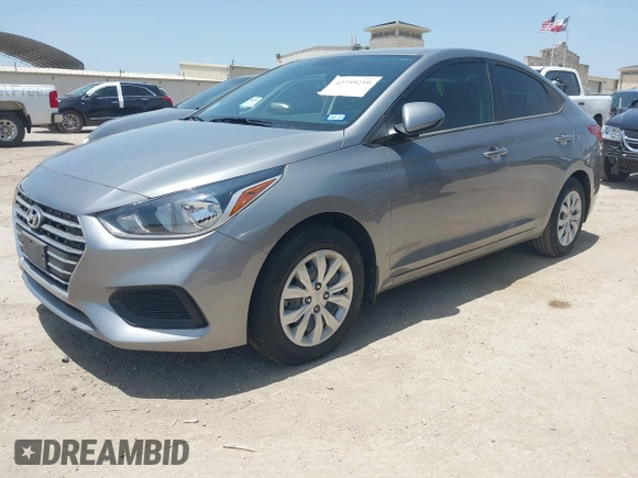 2022 Hyundai Accent SE with VIN 3KPC24A63NE175536, listed as a IAAI auction lot 42759210 with 16,370 mi miles and . Bid and sale history available at DreamBid. Image 2.