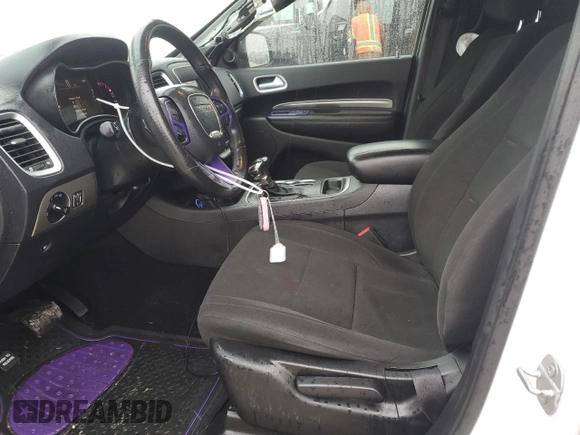 2019 Dodge Durango SXT Plus with VIN 1C4RDHAG5KC754910, listed as a Copart auction lot 43106925 with 104,148 mi miles and Salvage Title. Bid and sale history available at DreamBid. Image 7.