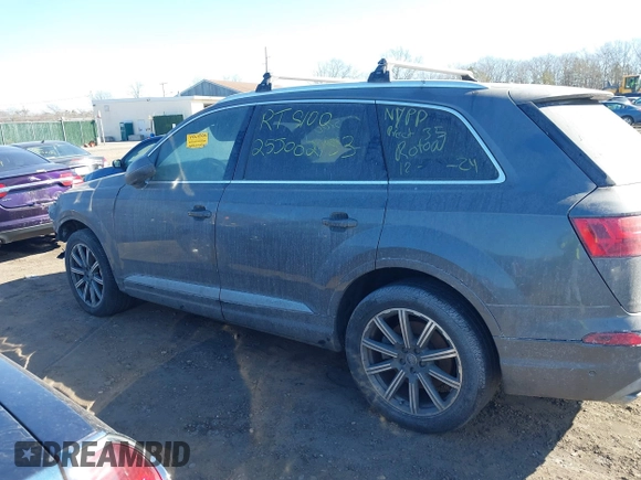 2019 Audi Q7 Premium Plus with VIN WA1LHAF71KD019114, listed as a IAAI auction lot 41708178 with Not provided miles and . Bid and sale history available at DreamBid. Image 13.
