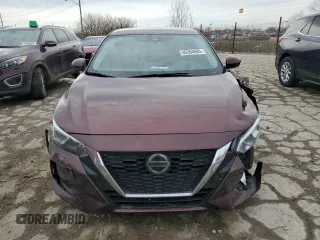 2021 Nissan Sentra SV with VIN 3N1AB8CV6MY212209, listed as a Copart auction lot 46394695 with 28,470 mi miles and Salvage Title. Bid and sale history available at carsss.com. Image 5.