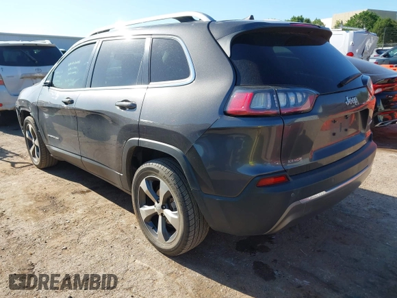 2020 Jeep Cherokee Limited with VIN 1C4PJLDB3LD547365, listed as a IAAI auction lot 42307536 with 117,109 mi miles and . Bid and sale history available at DreamBid. Image 3.