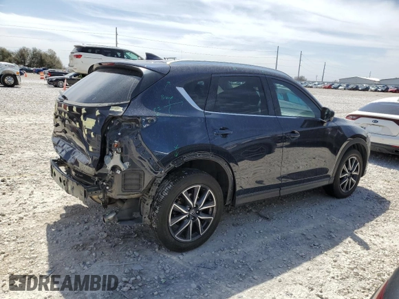 2018 Mazda CX-5 Grand Touring with VIN JM3KFBDM8J0474819, listed as a Copart auction lot 48580545 with 76,917 mi miles and Salvage Title. Bid and sale history available at DreamBid. Image 3.