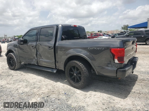 2020 Ford F-150 XL with VIN 1FTEW1CP7LFA91501, listed as a Copart auction lot 60131745 with 35,397 mi miles and Non repairable. Bid and sale history available at DreamBid. Image 2.