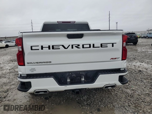 2021 Chevrolet Silverado 1500 RST with VIN 1GCUYEET3MZ437972, listed as a Copart auction lot 82856774 with 64,978 mi miles and Salvage Title. Bid and sale history available at carsss.com. Image 6.