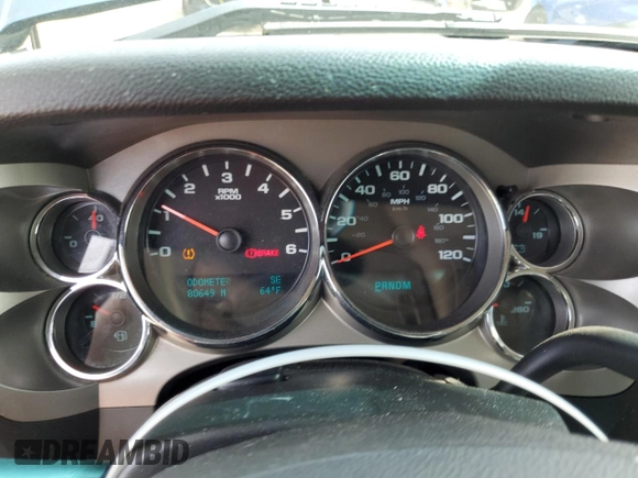 2010 Chevrolet Silverado 1500 LT with VIN 1GCSCSE01AZ106636, listed as a Copart auction lot 50235315 with 80,649 mi miles and Salvage Title. Bid and sale history available at DreamBid. Image 9.