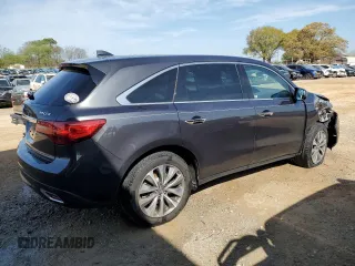 2016 Acura MDX w/Tech with VIN 5FRYD3H42GB006652, listed as a Copart auction lot 51075875 with 146,451 mi miles and Salvage Title. Bid and sale history available at carsss.com. Image 3.
