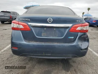 2014 Nissan Sentra SV with VIN 1N4AB7AP1EN854403, listed as a Copart auction lot 56051195 with 108,983 mi miles and Clean Title. Bid and sale history available at DreamBid. Image 6.