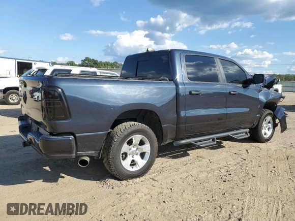 2019 Ram 1500 Tradesman with VIN 1C6RREGT5KN655682, listed as a Copart auction lot 73238584 with 172,112 mi miles and Salvage Title. Bid and sale history available at carsss.com. Image 3.