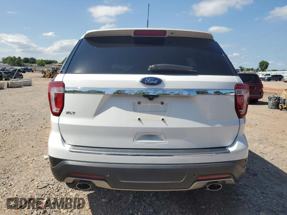 2018 Ford Explorer XLT with VIN 1FM5K7D88JGA55020, listed as a Copart auction lot 60203595 with 82,679 mi miles and Salvage title. Bid and sale history available at DreamBid. Image 6.