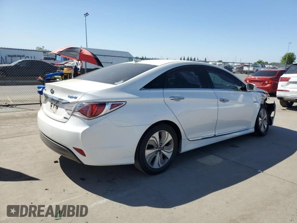2013 Hyundai Sonata with VIN KMHEC4A44DA079898, listed as a Copart auction lot 54021585 with 203,599 mi miles and Salvage Title. Bid and sale history available at carsss.com. Image 3.