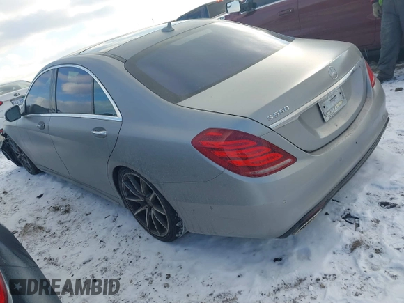 2015 Mercedes-Benz S-Class S 550 with VIN WDDUG8CB5FA108907, listed as a IAAI auction lot 41401448 with 96,035 mi miles. Bid and sale history available at carsss.com. Image 3.
