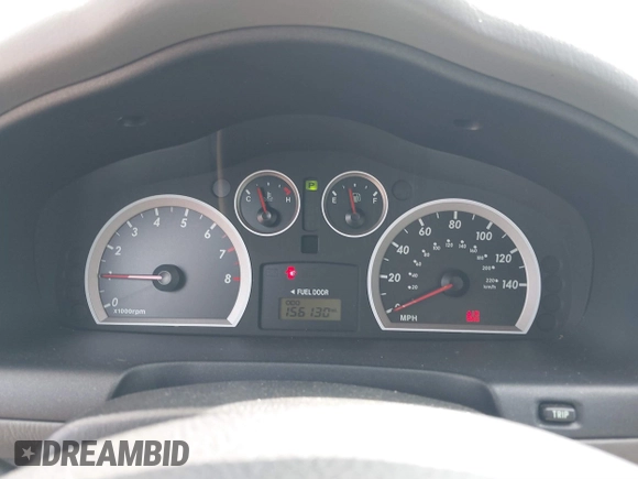 2006 Hyundai Santa Fe GLS with VIN KM8SC13D16U094777, listed as a IAAI auction lot 41803425 with 156,130 mi miles. Bid and sale history available at carsss.com. Image 7.