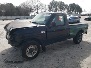 2000 Mazda B-Series 2WD Truck SX with VIN 4F4YR12V6YTM25960, listed as a Copart auction lot 43944095 with 140,980 mi miles and Salvage Title. Bid and sale history available at carsss.com. Image 1.