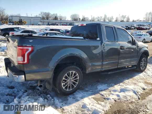 2017 Ford F-150 XL with VIN 1FTEX1C83HKC43441, listed as a Copart auction lot 88165905 with 80,903 mi miles and Salvage Title. Bid and sale history available at carsss.com. Image 3.