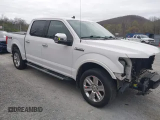 2019 Ford F-150 XL with VIN 1FTEW1E42KKE29055, listed as a IAAI auction lot 41953376 with 134,577 mi miles. Bid and sale history available at carsss.com. Image 1.