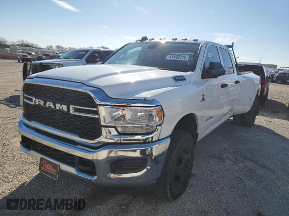 2020 Ram 3500 Tradesman with VIN 3C63RRGLXLG278452, listed as a Copart auction lot 41446175 with 299,480 mi miles and Clean Title. Bid and sale history available at carsss.com. Image 1.