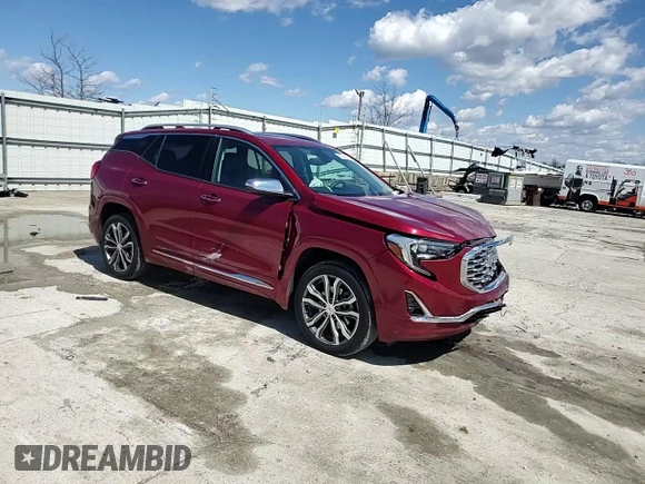 2018 GMC Terrain Denali with VIN 3GKALXEX1JL170791, listed as a Copart auction lot 50340795 with 31,993 mi miles and Salvage title. Bid and sale history available at DreamBid. Image 11.