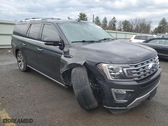 2021 Ford Expedition Max Limited with VIN 1FMJK2AT2MEA52740, listed as a Copart auction lot 47106995 with 38,750 mi miles and Salvage Title. Bid and sale history available at carsss.com. Image 4.