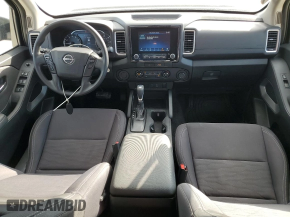 2022 Nissan Frontier S with VIN 1N6ED1EJ5NN663296, listed as a Copart auction lot 43087855 with 32,935 mi miles and Salvage Title. Bid and sale history available at carsss.com. Image 8.