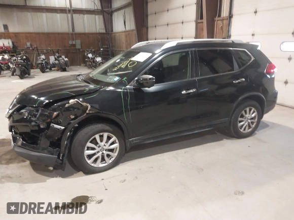 2017 Nissan Rogue SV with VIN KNMAT2MT5HP574527, listed as a IAAI auction lot 41050779 with 97,524 mi miles. Bid and sale history available at carsss.com. Image 18.