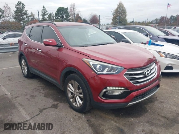 2017 Hyundai Santa Fe Sport 2.0T with VIN 5XYZU4LA9HG406663, listed as a IAAI auction lot 40908199 with 140,696 mi miles. Bid and sale history available at carsss.com. Image 1.