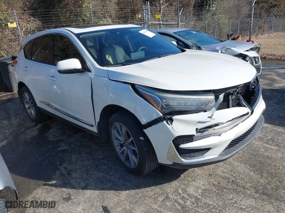 2019 Acura RDX w/Technology Pkg with VIN 5J8TC1H55KL000167, listed as a IAAI auction lot 41431718 with 111,791 mi miles. Bid and sale history available at carsss.com. Image 1.