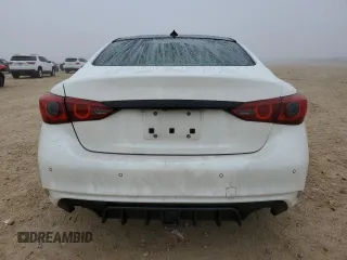 2020 Infiniti Q50 3.0t SPORT with VIN JN1EV7AP2LM208750, listed as a Copart auction lot 42870665 with 61,789 mi miles and Salvage Title. Bid and sale history available at carsss.com. Image 6.